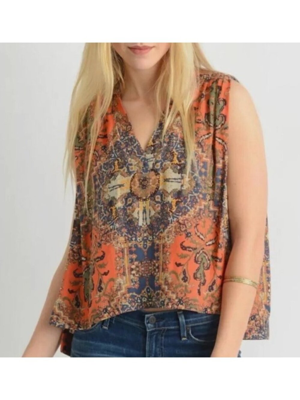 Free People Darcy Super Sleeveless Blouse